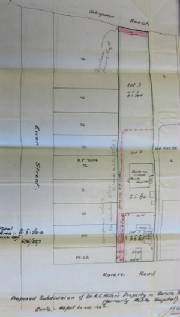 Fig. 3 Plan showing site of Melita Hospital