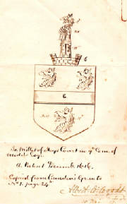 Fig. 1.  Original grant, December 1616