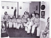 Lieutenant D. C. Algie 7th from left